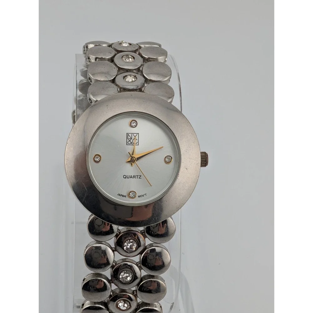 NY&C Watch Women 30mm Silver‎ Case 6.5